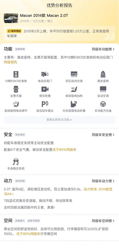 开了9年，当年落地近60万的保时捷Macan，如今只要10万多？